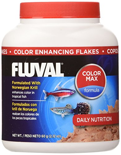 60gm Fluval Color Enhance Color Flakes Рибена храна, 2.12-унция